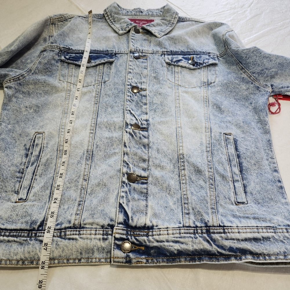 Red Label Patrate Denim Jacket - Picture 6 of 14